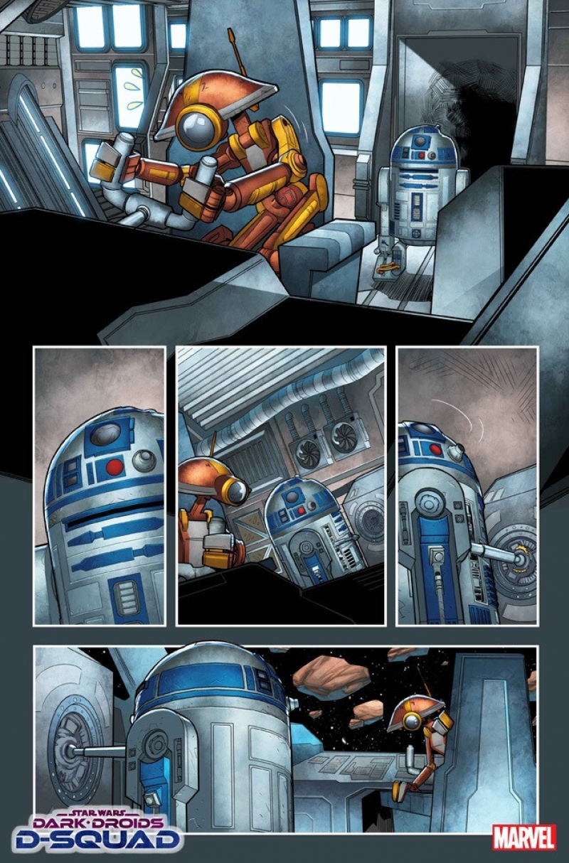 Star Wars Dark Droids D Squad R2 D2 Ship 45247f63